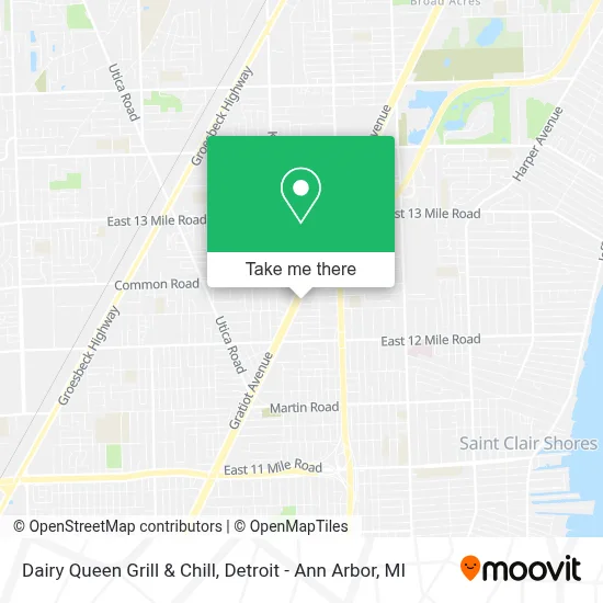 Dairy Queen Grill & Chill map