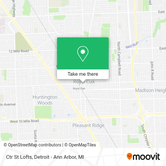 Ctr St Lofts map