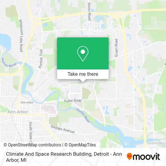 Climate And Space Research Building map