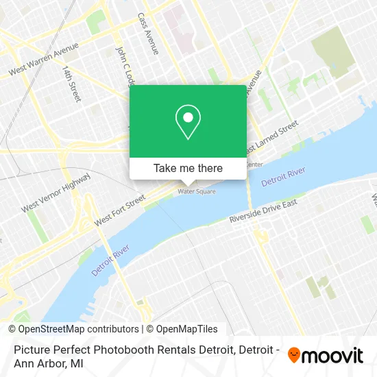 Picture Perfect Photobooth Rentals Detroit map