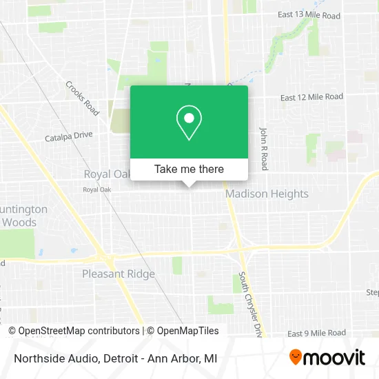 Northside Audio map