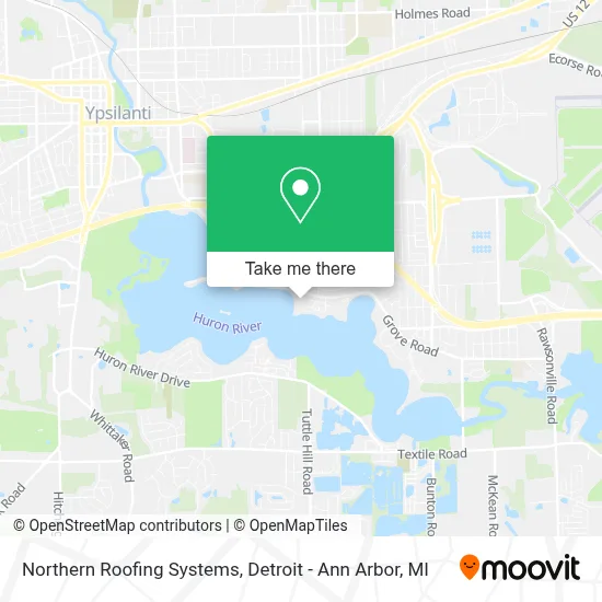 Northern Roofing Systems map