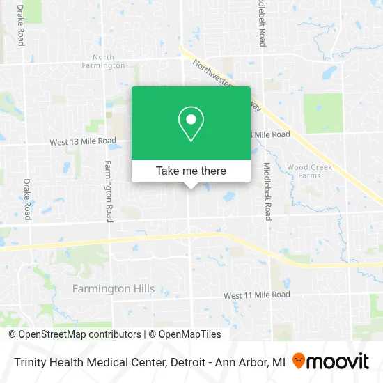 Trinity Health Medical Center map