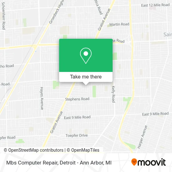 Mbs Computer Repair map