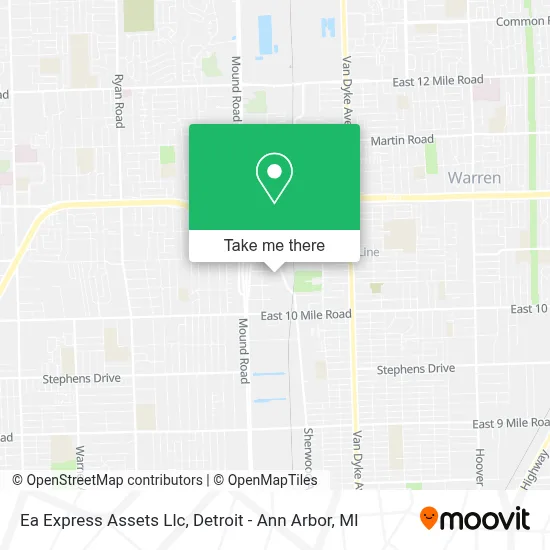 Ea Express Assets Llc map