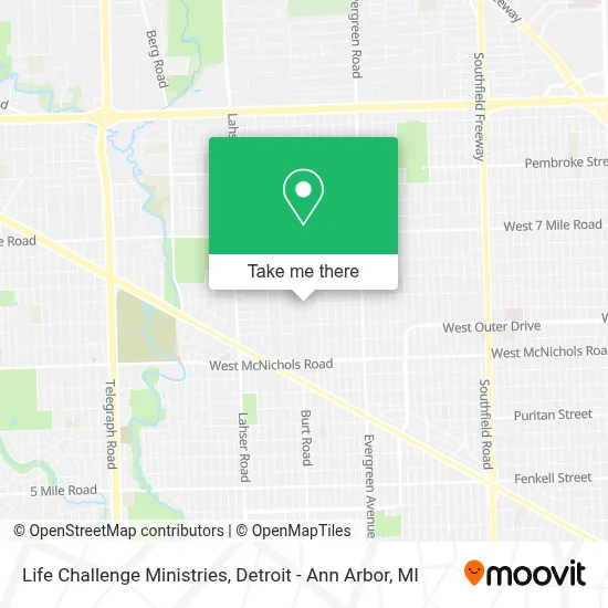 Life Challenge Ministries map