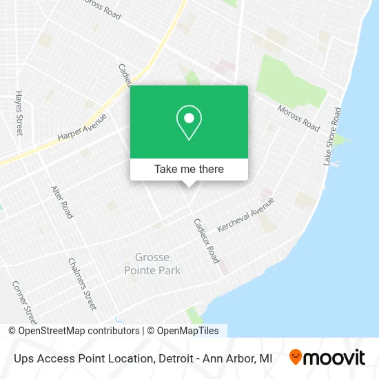 Ups Access Point Location map