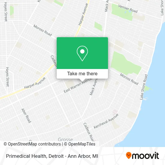 Primedical Health map
