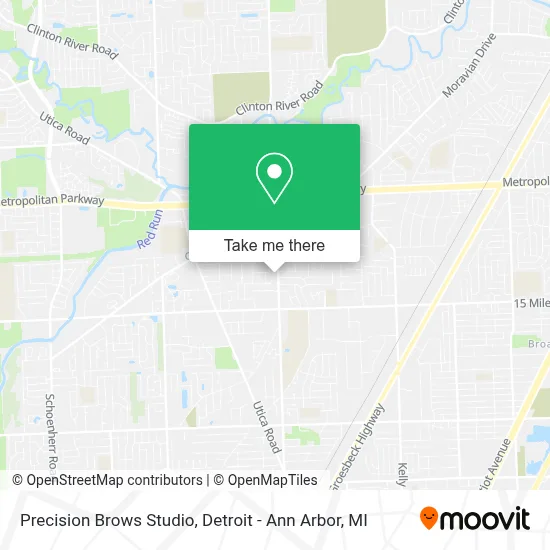 Precision Brows Studio map