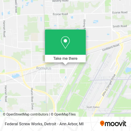 Federal Screw Works map
