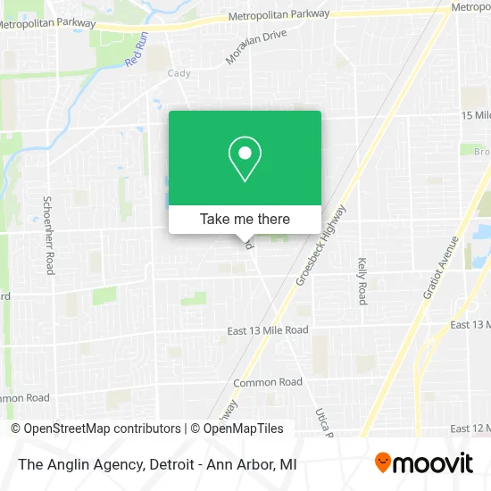 The Anglin Agency map