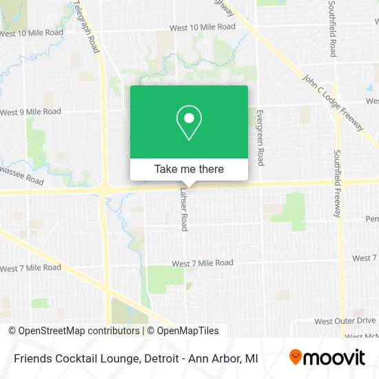 Friends Cocktail Lounge map
