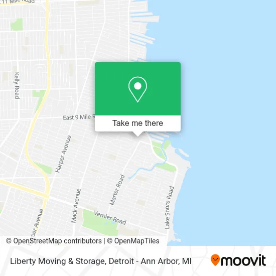 Liberty Moving & Storage map