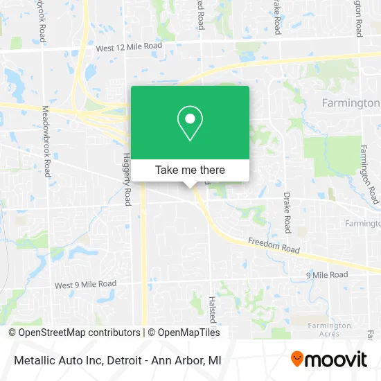 Metallic Auto Inc map