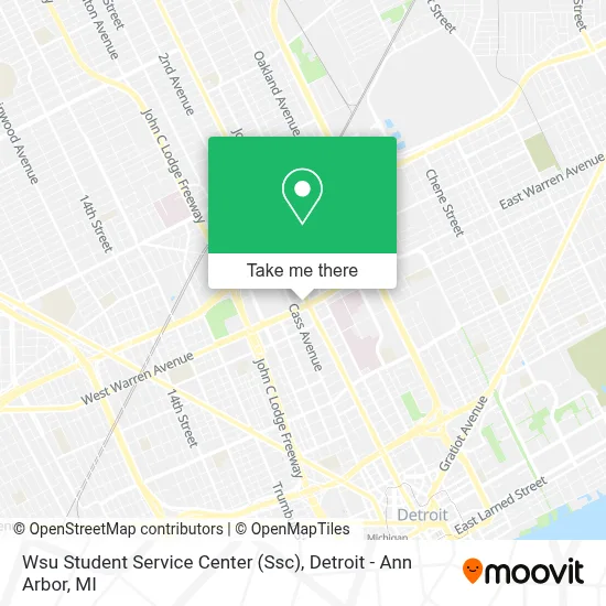 Wsu Student Service Center (Ssc) map