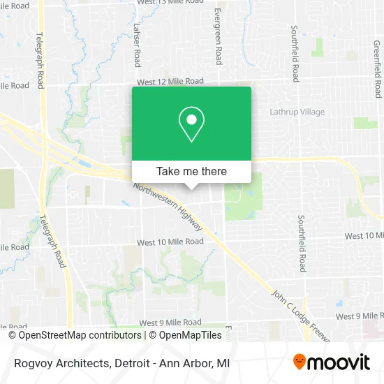 Rogvoy Architects map