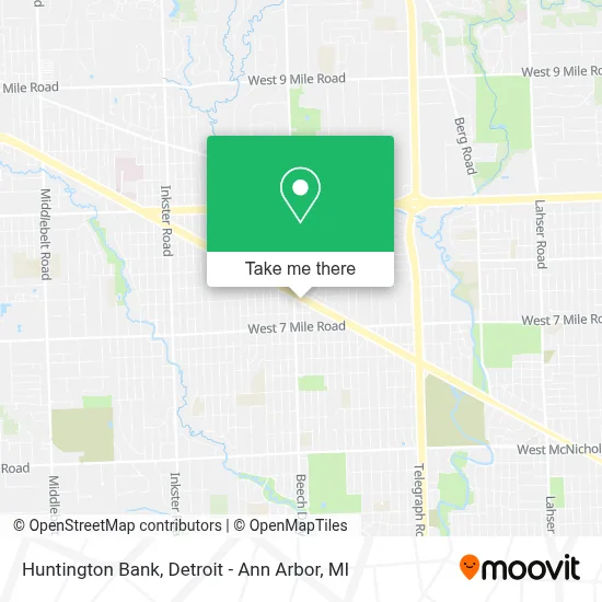 Huntington Bank map