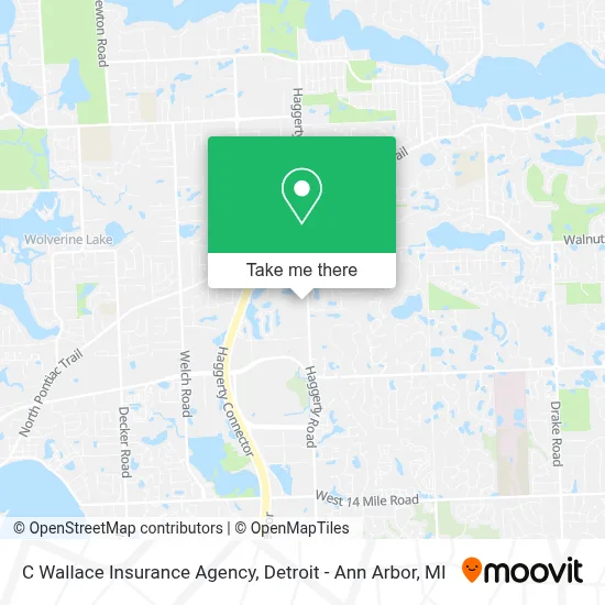 C Wallace Insurance Agency map