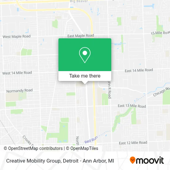 Creative Mobility Group map