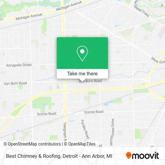 Best Chimney & Roofing map