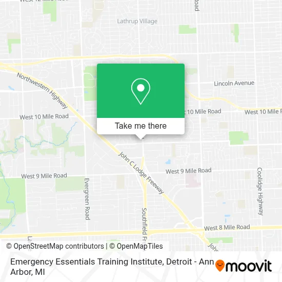 Emergency Essentials Training Institute map