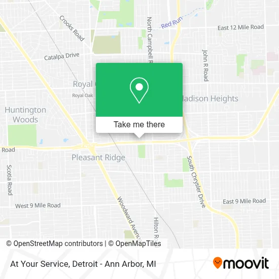 At Your Service map