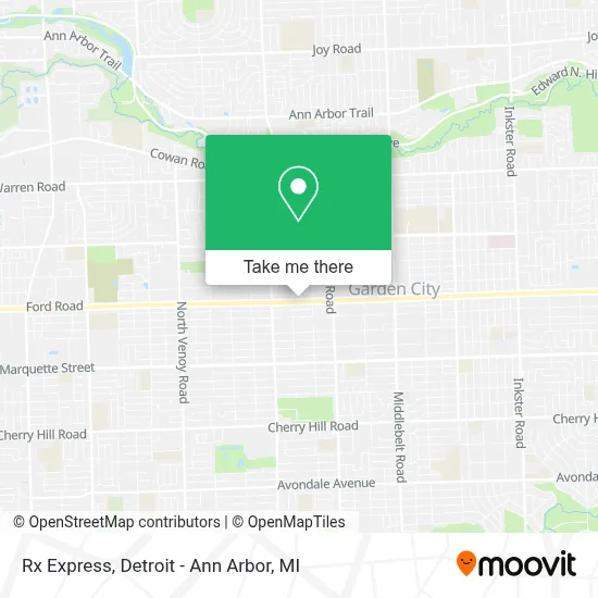 Rx Express map