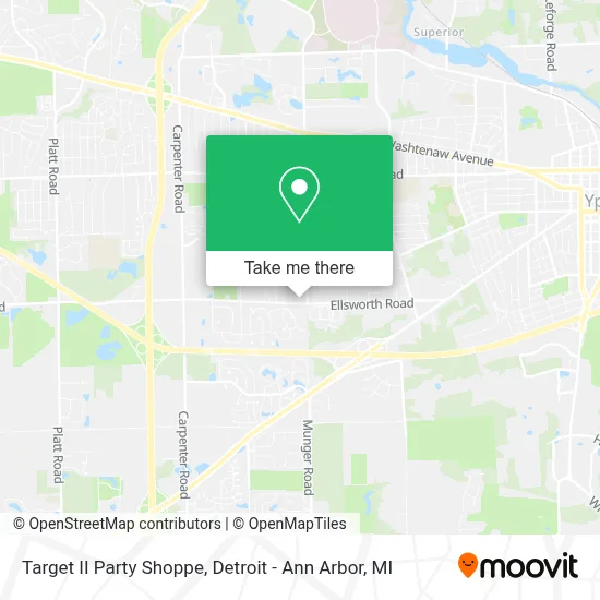 Target II Party Shoppe map