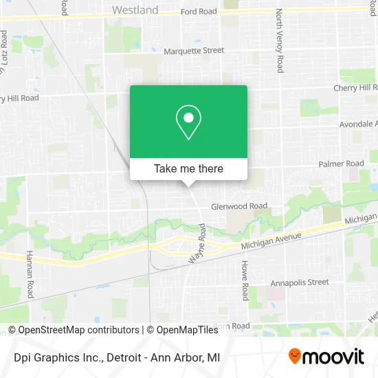 Dpi Graphics Inc. map