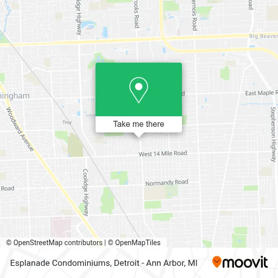 Esplanade Condominiums map