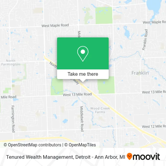 Tenured Wealth Management map