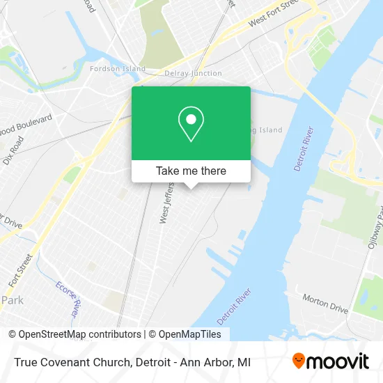 True Covenant Church map