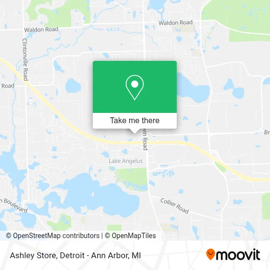 Ashley Store map
