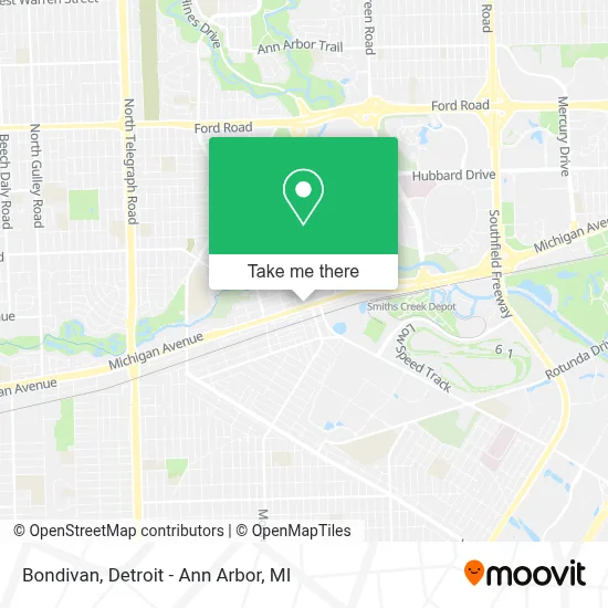 Bondivan map