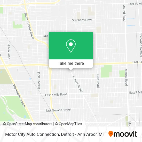 Motor City Auto Connection map