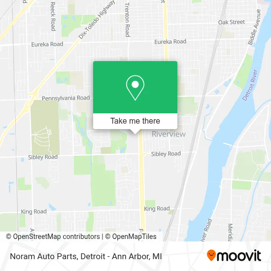 Noram Auto Parts map