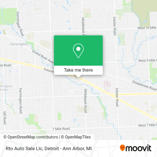 Rto Auto Sale Llc map