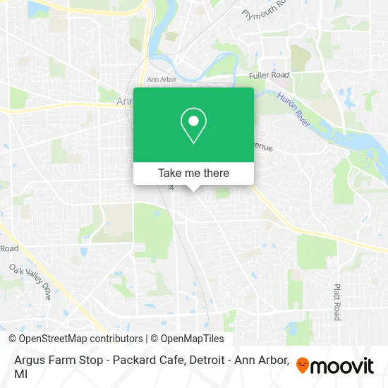 Argus Farm Stop - Packard Cafe map