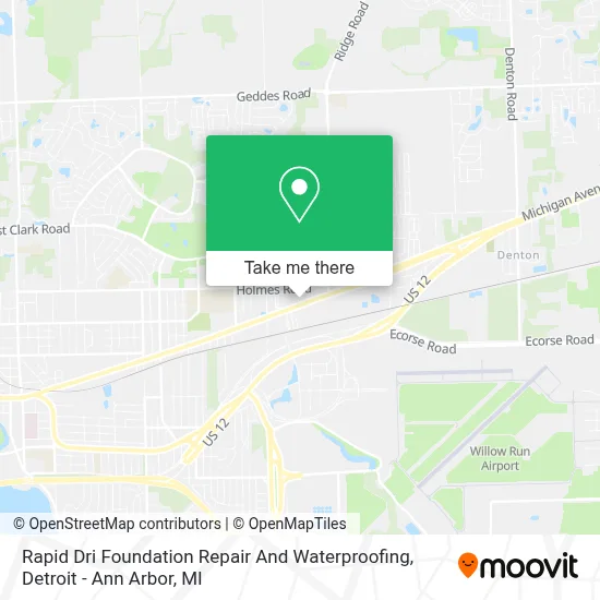 Rapid Dri Foundation Repair And Waterproofing map