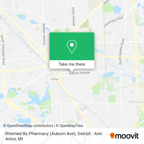 Ritemed Rx Pharmacy (Auburn Ave) map