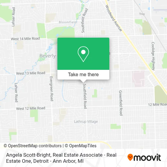 Angela Scott-Bright, Real Estate Associate - Real Estate One map