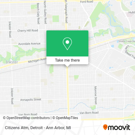 Citizens Atm map