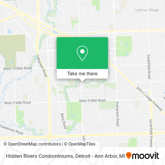 Hidden Rivers Condominiums map