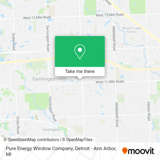 Pure Energy Window Company map