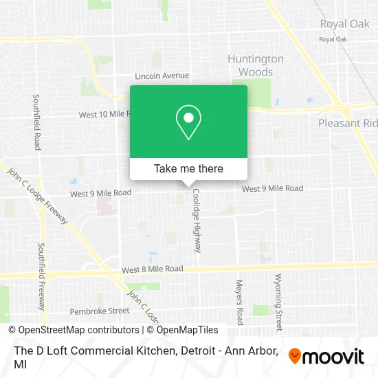 The D Loft Commercial Kitchen map
