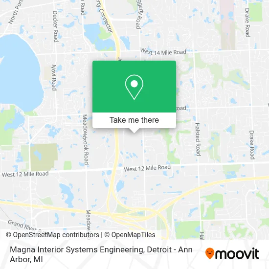 Magna Interior Systems Engineering map