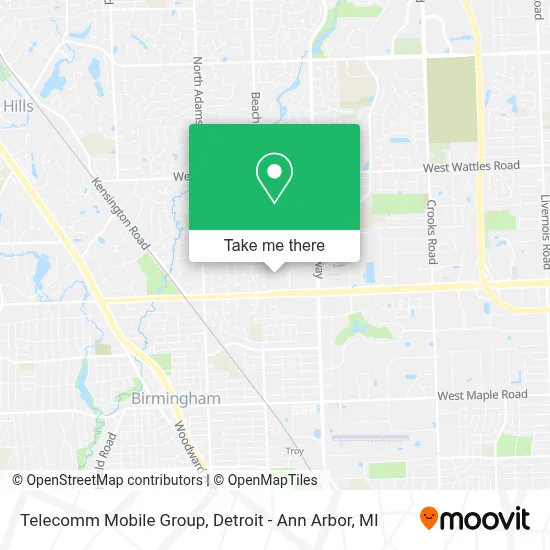 Telecomm Mobile Group map