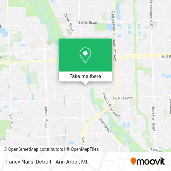 Fancy Nails map