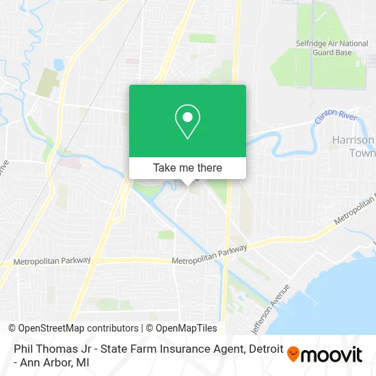 Phil Thomas Jr - State Farm Insurance Agent map
