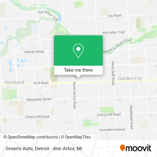 Green's Auto map